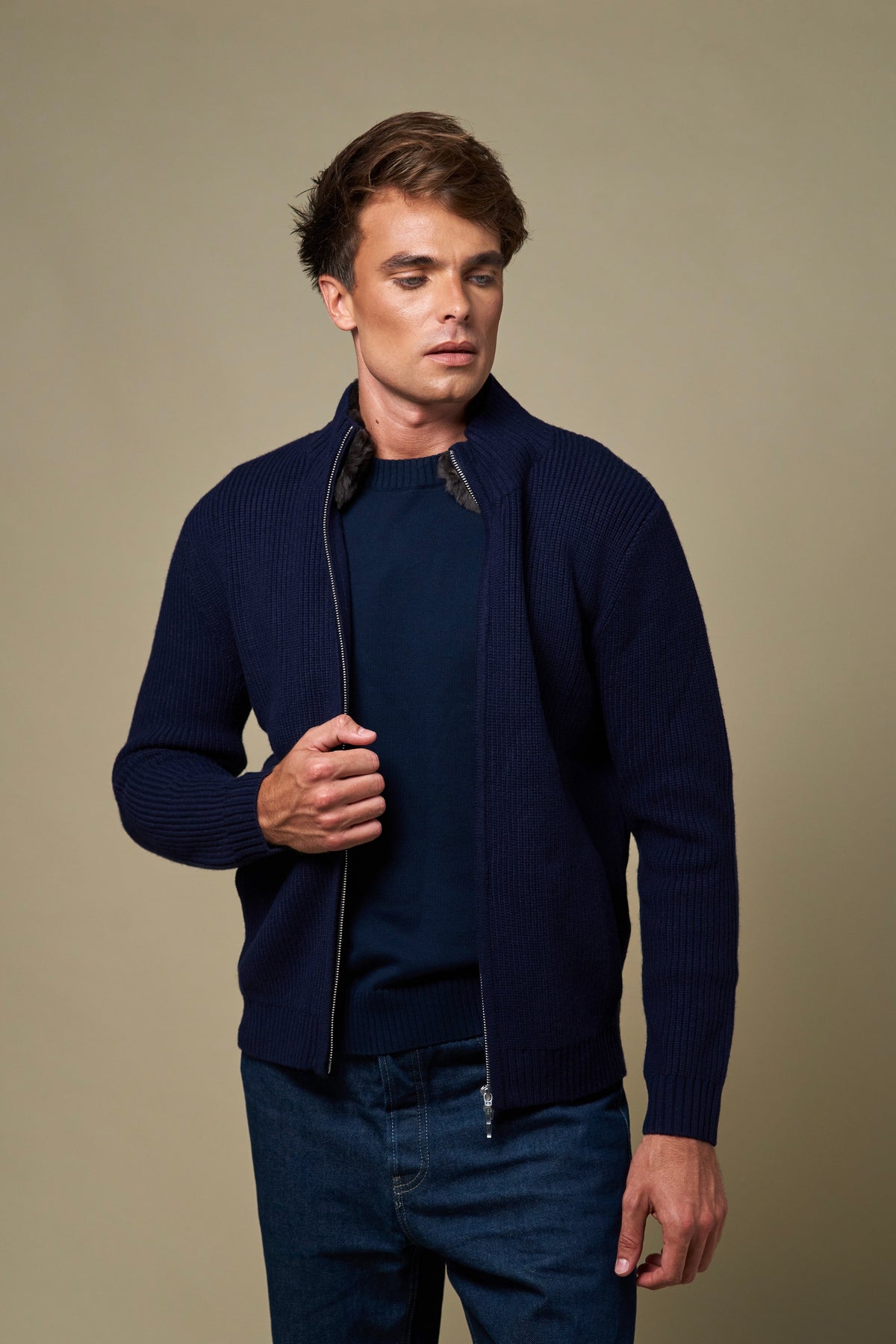 CONOR™ | Genuine Fur Collar Blouson