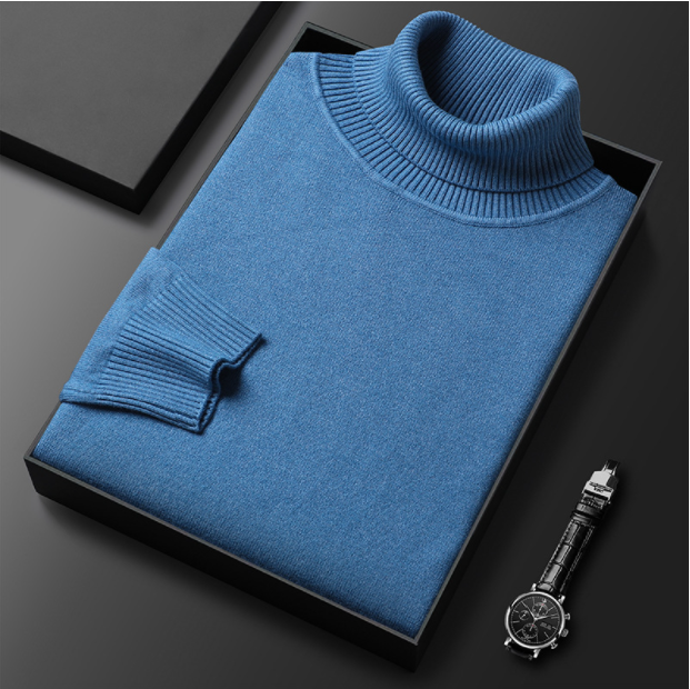 CONOR™ | Men's Solid-Color Premium Turtleneck Sweater