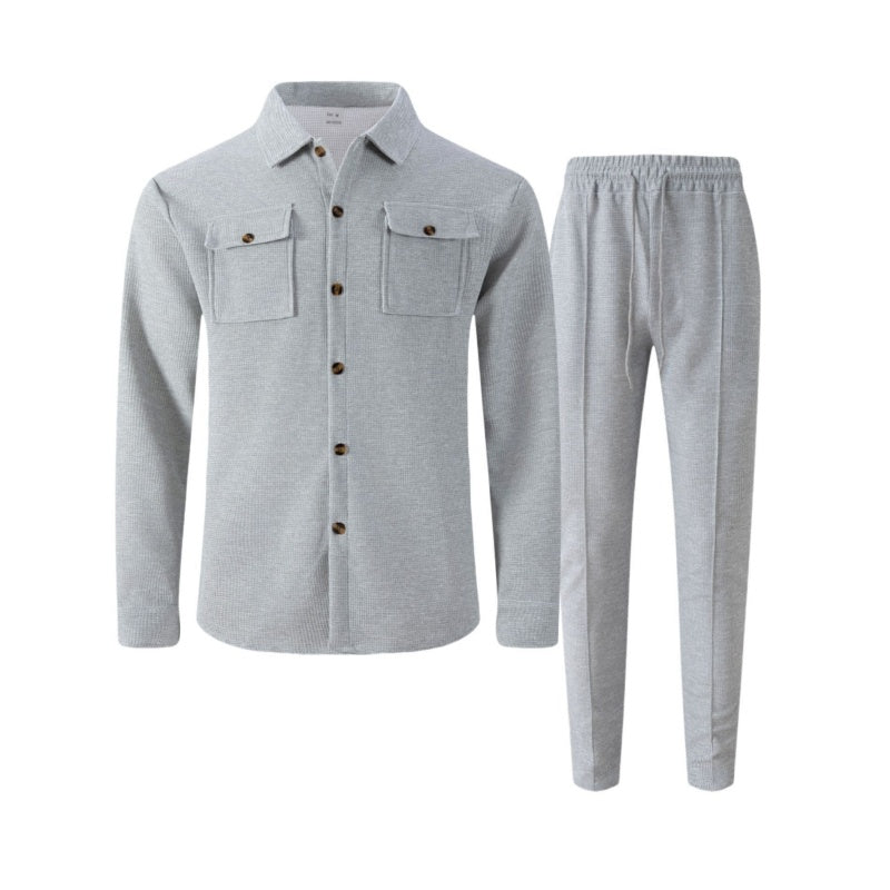 CONOR™™ | Men's Waffle-Knit Textured Set
