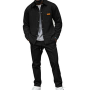 CONOR™ | Waffle-Knit Jacket and Pants Set
