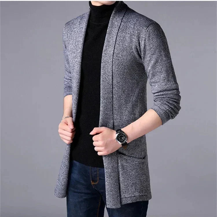 CONOR™ | Men’s Long Knit Cardigan