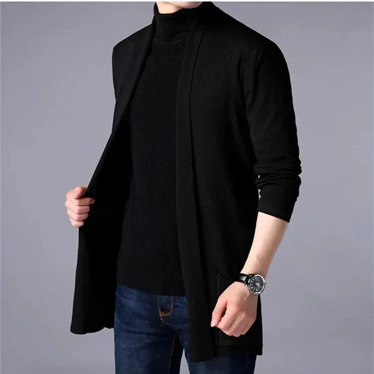 CONOR™ | Men’s Long Knit Cardigan