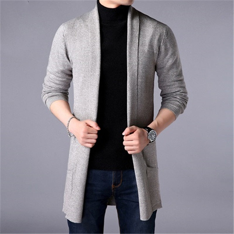 CONOR™ | Men’s Long Knit Cardigan