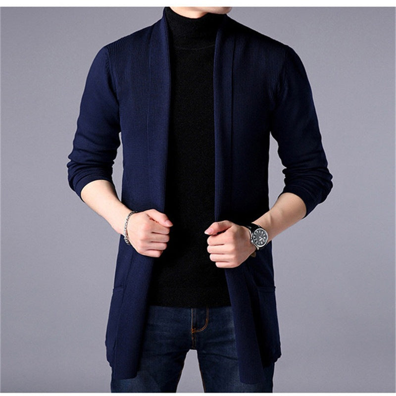 CONOR™ | Men’s Long Knit Cardigan
