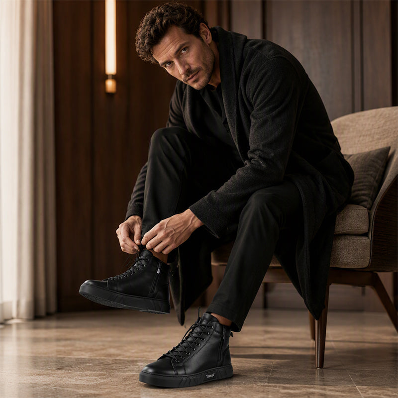 CONOR™ | Waterproof Genuine Leather Combat Boots