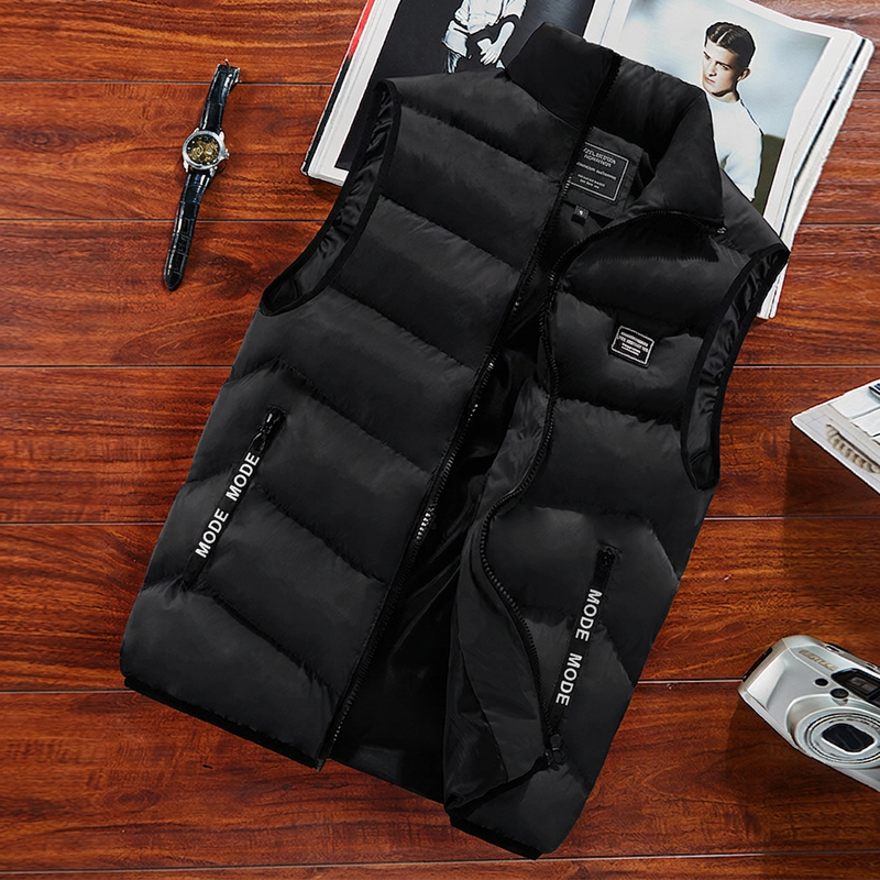 CONOR™ | Men's quilted vest with stand-up collar
