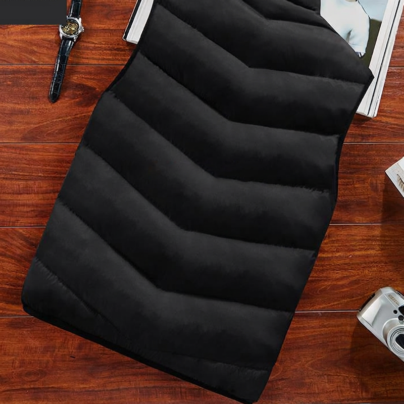 CONOR™ | Men's quilted vest with stand-up collar