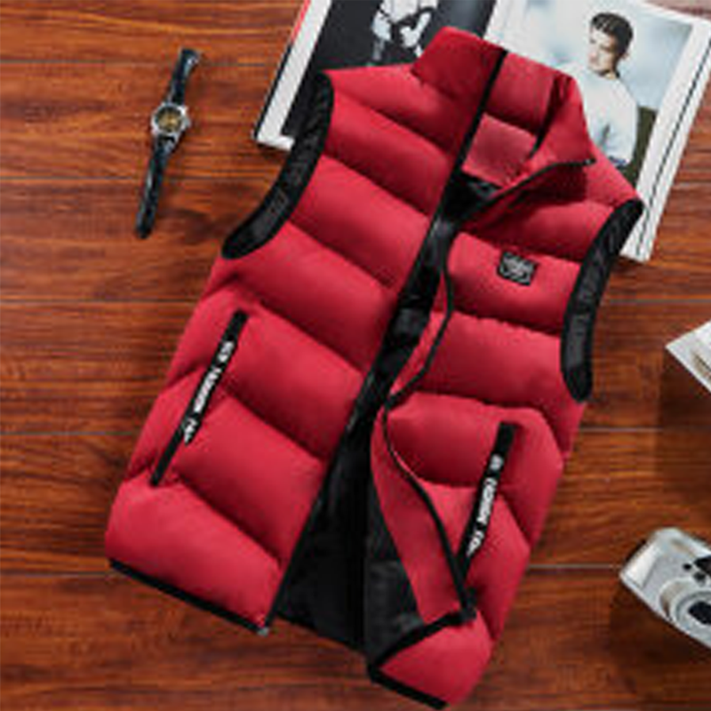CONOR™ | Men's quilted vest with stand-up collar