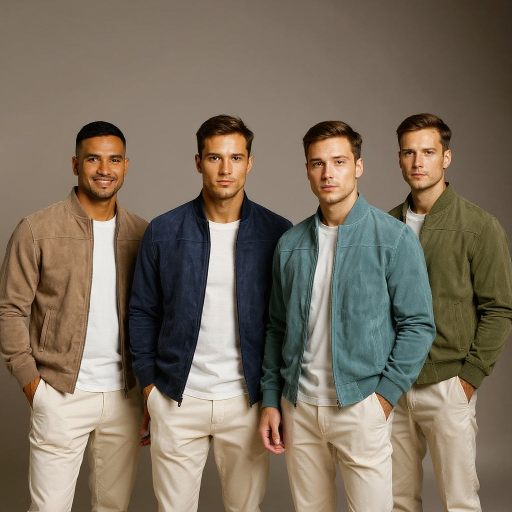 CONOR™ | SUEDE BOMBER JACKET