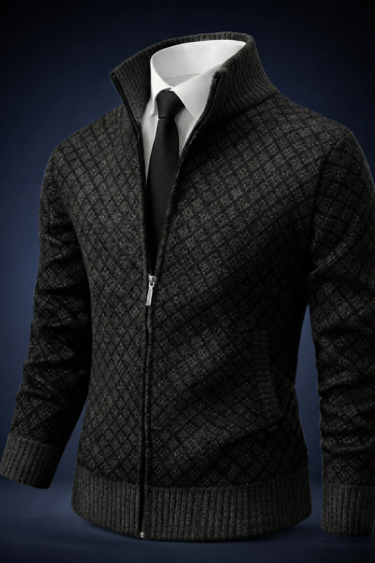 CONOR™ | Men's Zip-Up Cardigan