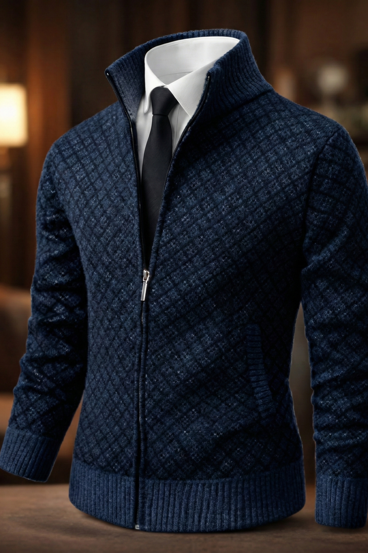 CONOR™ | Men's Zip-Up Cardigan