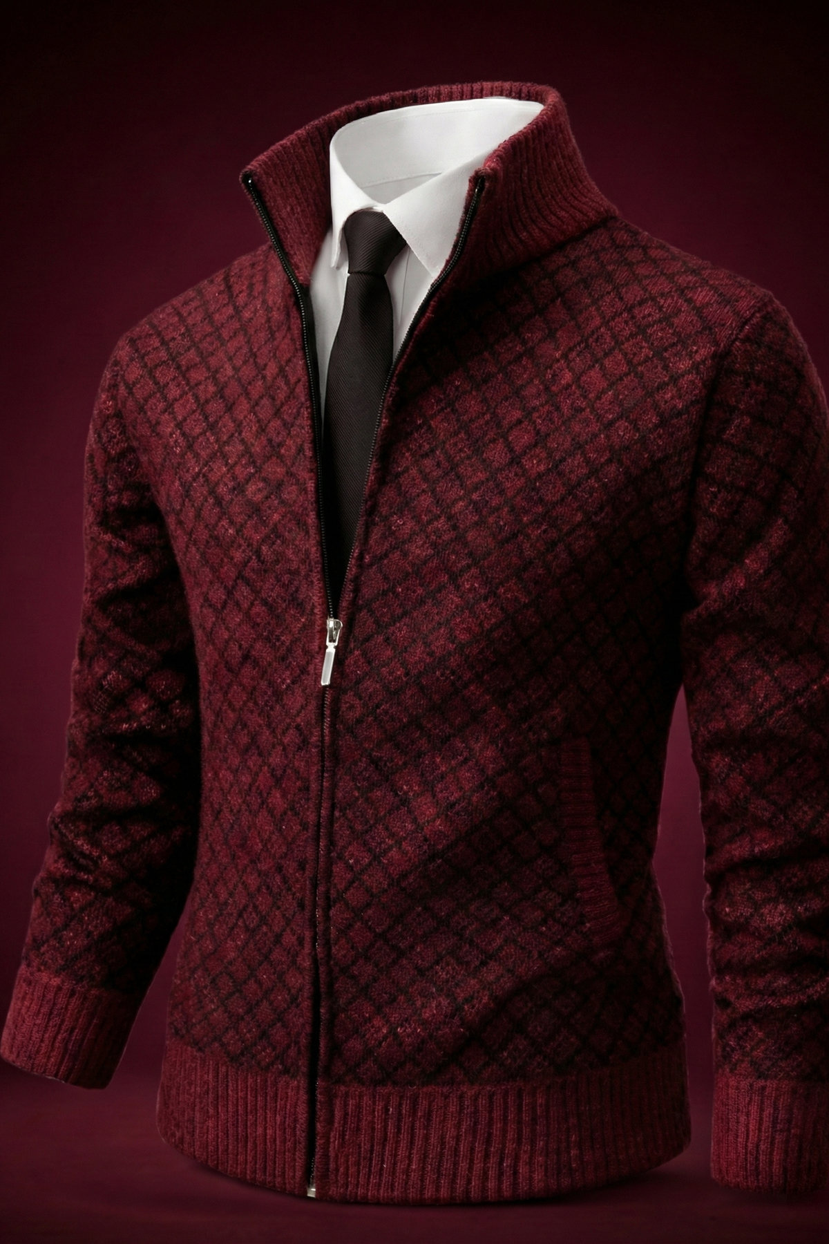 CONOR™ | Men's Zip-Up Cardigan