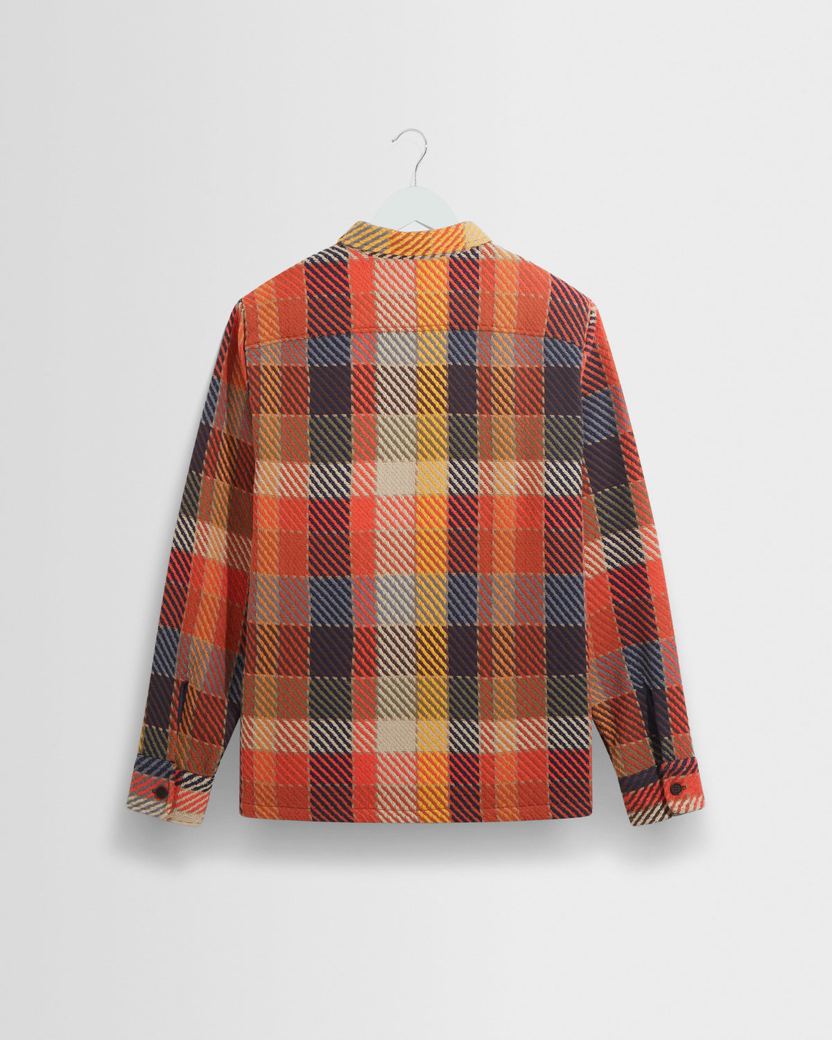 CONOR™ | Whiting - Orange Pike Check Overshirt